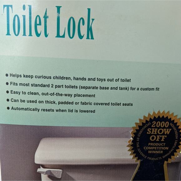 KIDCO Toilet Lock Bathroom Childproofing Tool NEW - Picture 5 of 7